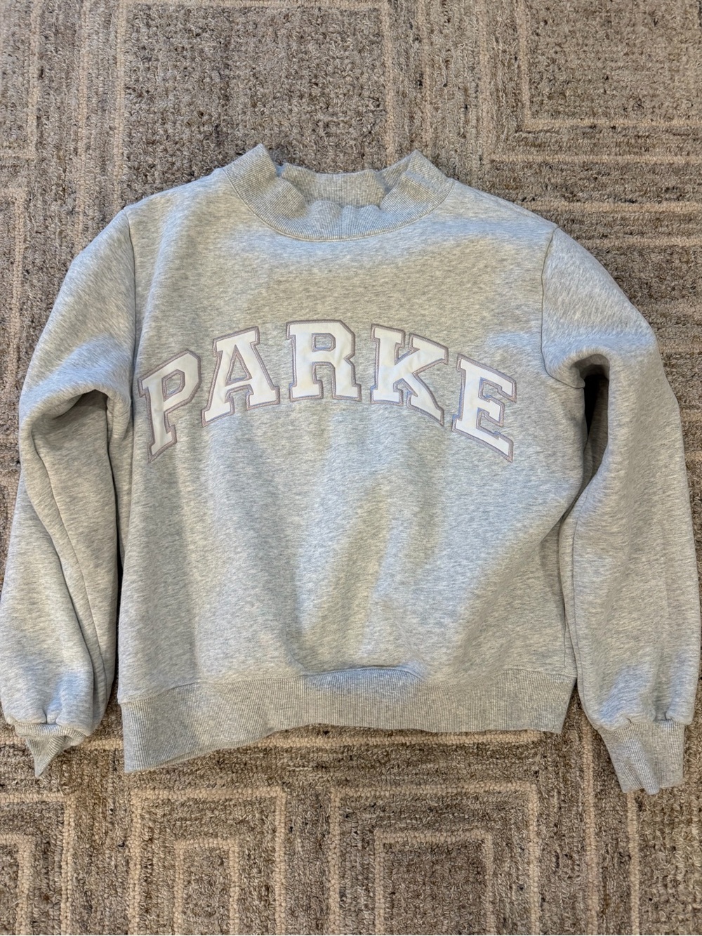 Parke Grey Women's Pullover Mockneck